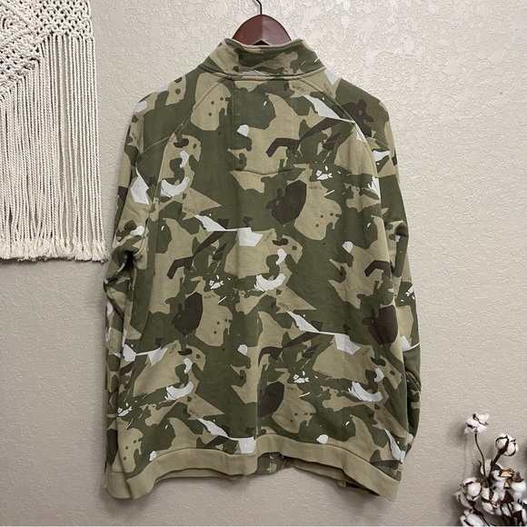 Addict Camouflage heavy cotton full zip Jacket Camo Sz L - Picture 4 of 9